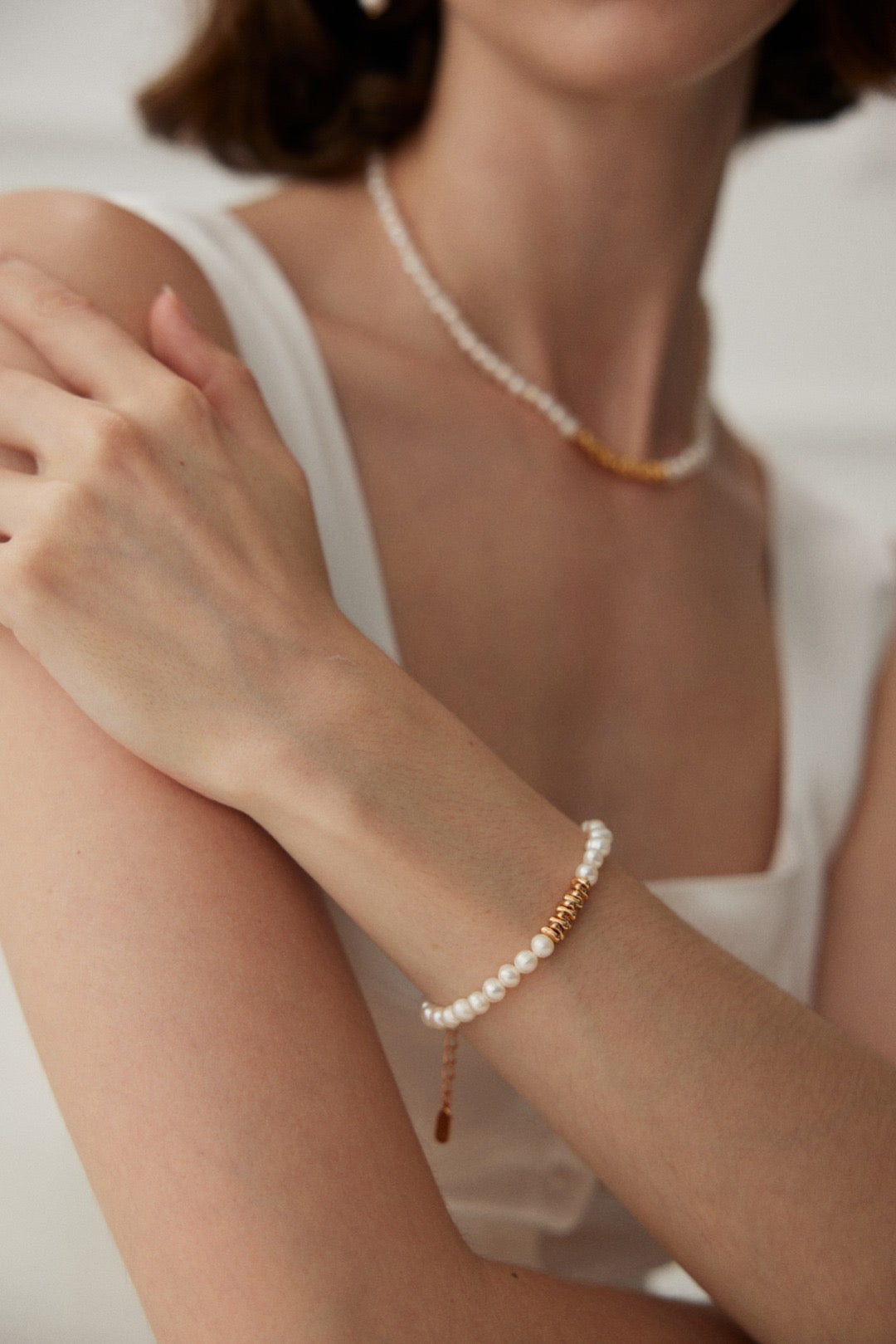 Sterling Silver Pearl Bracelet