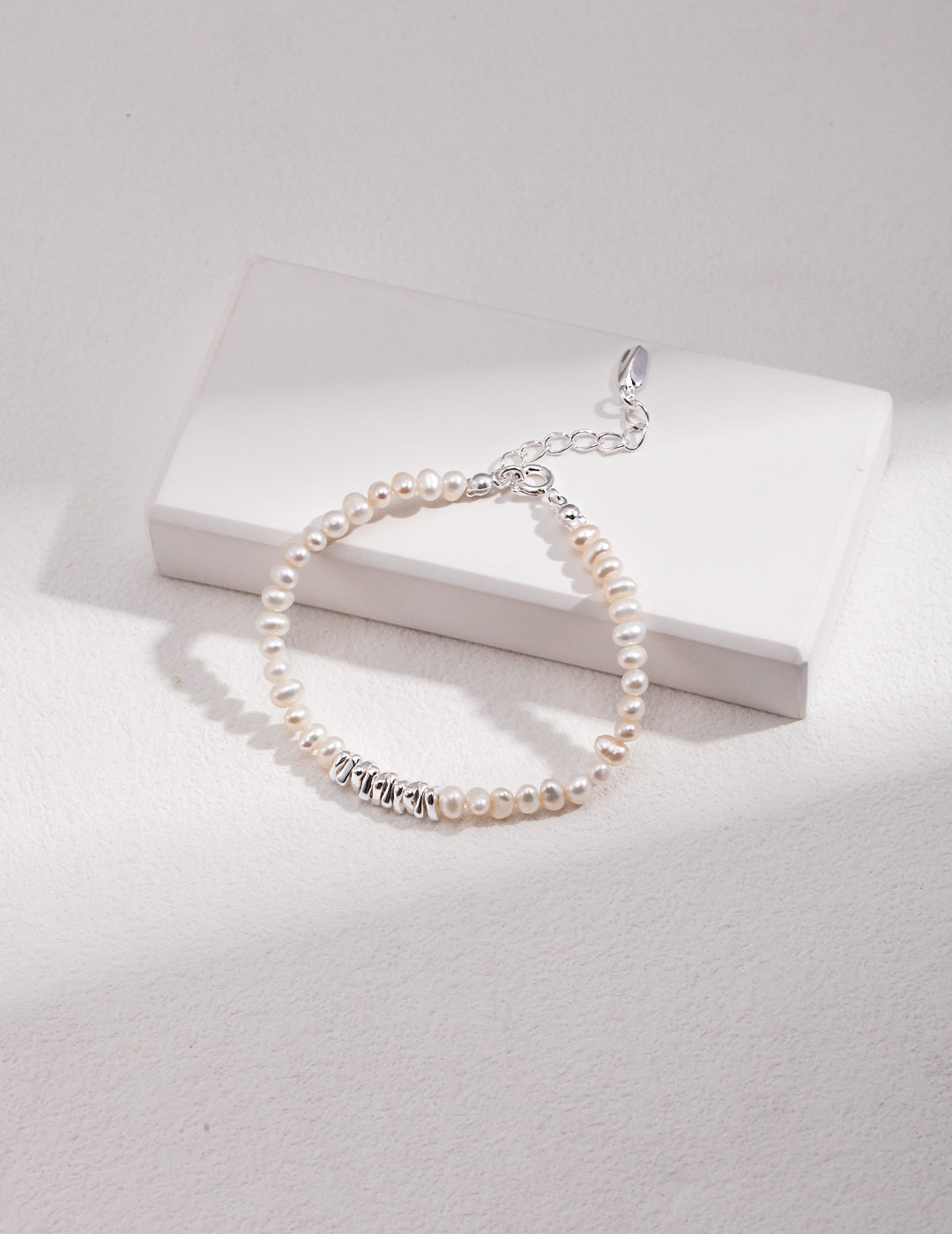 Sterling Silver Pearl Bracelet