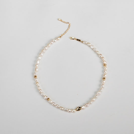 Natural Baroque Pearl Necklace