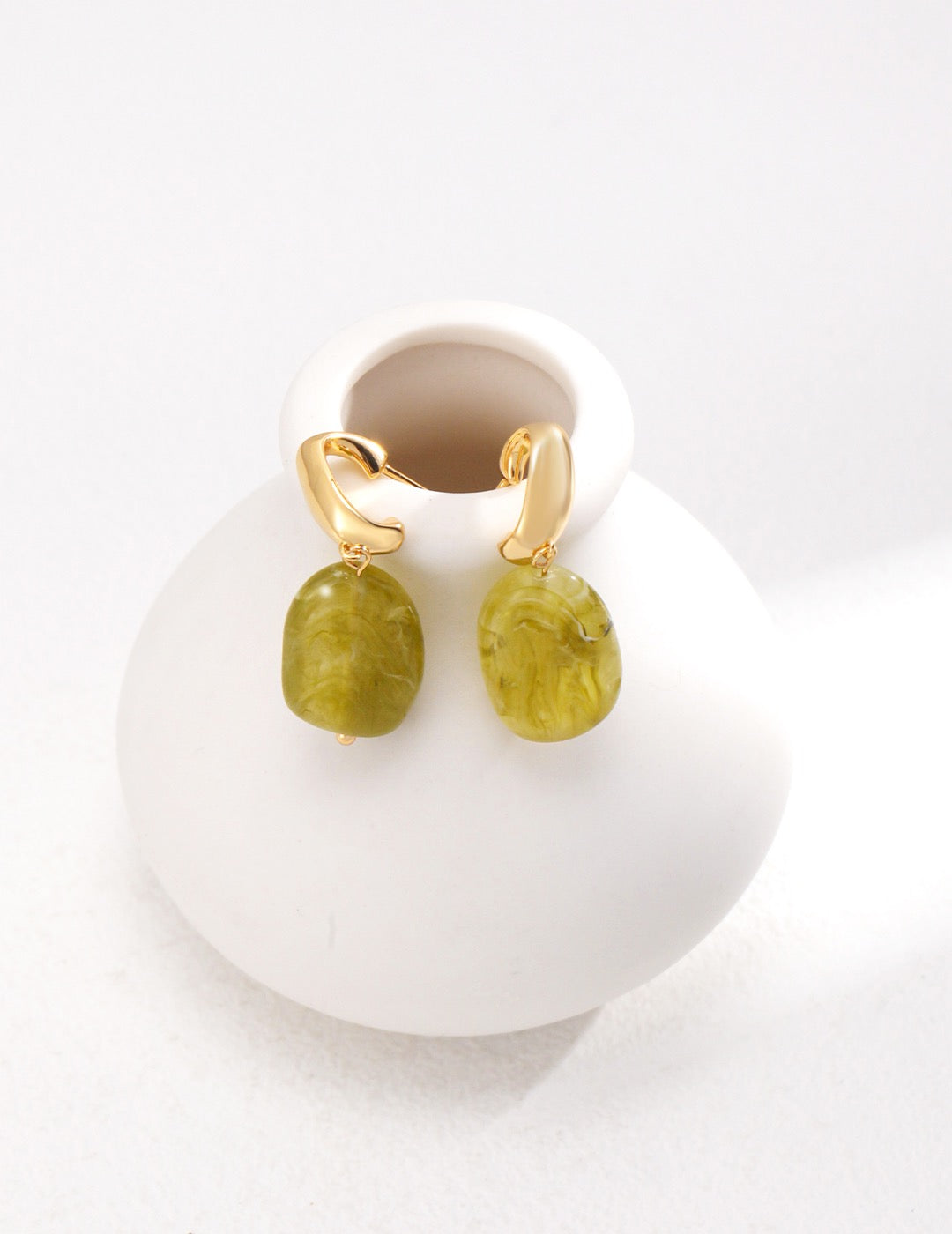 resin stone Earrings